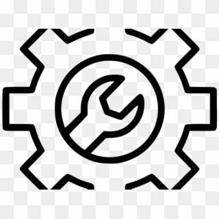 Wrench Clipart Service Icon - Gear Png Icon, Transparent Png