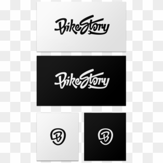 Bike Story On Behance - Calligraphy, HD Png Download