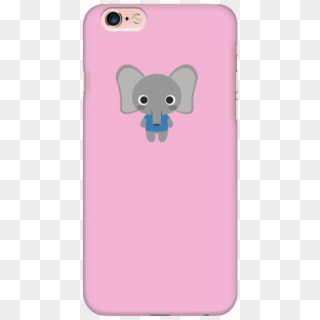 Pink Cute Baby Elephant Phone Case - Cartoon, HD Png Download