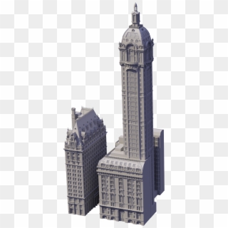 When I First Started To Model The Singer Building, - Washington Life Building New York, HD Png Download