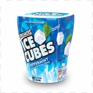 Ice Breakers Ice Cubes Peppermint - Ice Cubes Peppermint Gum, HD Png Download