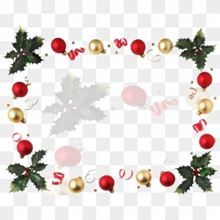 Christmas Decoration Png Photo - Transparent Christmas Borders Png, Png Download
