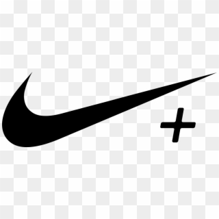 Nike Swoosh Png - Nike Plus Logo Png, Transparent Png