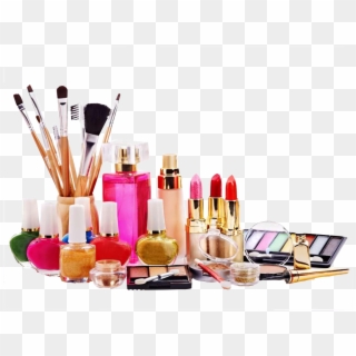 Beauty Ingredients Of Makeup Parlour Cosmetics Clipart - Cosmetic Products Png, Transparent Png