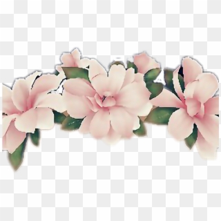 Flower Flowercrown Snapchatfilter Snapchat Pink - Snapchat Filters Png Flower Crown, Transparent Png