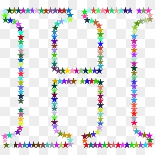 This Free Icons Png Design Of H Stars - Clipart Buchstabe H Regenbogen, Transparent Png