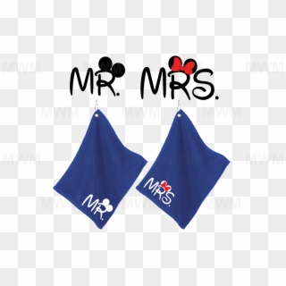 Matching Couple Royal Blue Super Soft Velour Towels - Mickey Mouse, HD Png Download