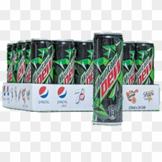 Mountain Dew-can 250x - Soft Drink, HD Png Download