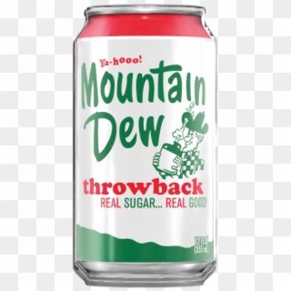 Mountain Dew Throwback 355ml - Mountain Dew Throwback, HD Png Download