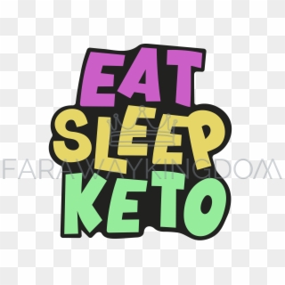 Keto Print Healthy Food Low Carb Banner Vector Illustration - Illustration, HD Png Download