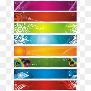 Simple Design Banner Size 728 X 90 Please Download, - Banner Vector, HD Png Download