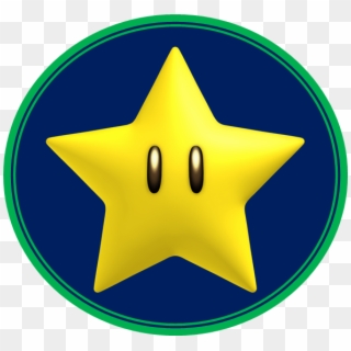 Mario Clipart Gold Star - Circle, HD Png Download