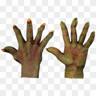 Evil Hands Gloves Zombie Devil Monster Creature Costume - Evil Hands Png, Transparent Png