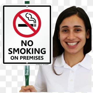 No Smoking On Premises Sign - Ohio No Smoking Sign, HD Png Download