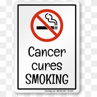 Zoom, Price, Buy - Smoking Causes Cancer Sign, HD Png Download