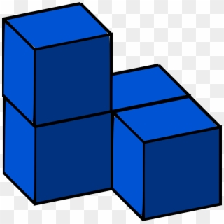 Building Blocks Tetris 3d Blocks Png Image - 4 Building Blocks Clipart, Transparent Png
