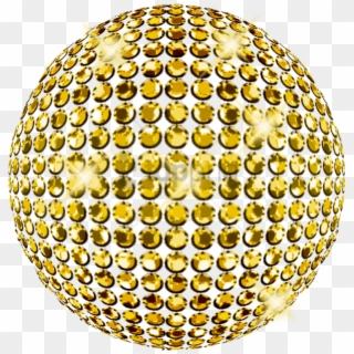 Free Png Gold Disco Ball Png Png Image With Transparent - Gold Balls Png, Png Download
