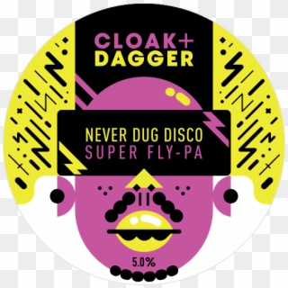 Never Dug Disco Super Fly-pa - Circle, HD Png Download