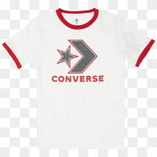 Boys Converse Sport Star Chevron Ringer Youth Shirt - T-shirt, HD Png Download