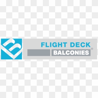 Flight Deck® Is The Slide-on, Cantilevered, Balcony - Graphic Design, HD Png Download