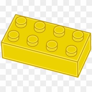 Brick Lego Yellow Png Image - Yellow Lego Brick No Background, Transparent Png
