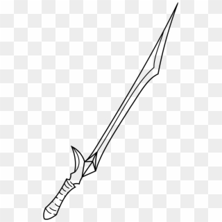 Vector Swords Katana Sword - Sword Drawing Png, Transparent Png