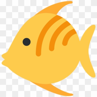 Tropical Fish Sticker By Twitterverified Account - Fish Emoji, HD Png Download