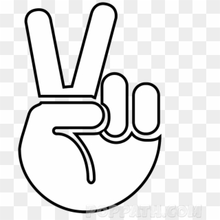 All Done, Now On To Coloring The Peace Out Symbol Hand - Umraniye Itiraf, HD Png Download
