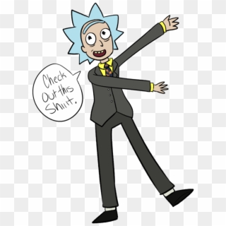 Watch Cartoons Online Rick And Morty Salesmen Shittychan - Cartoon, HD Png Download