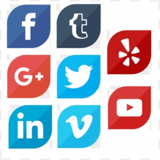 Social Media Vector Icons - Social Icons Black Png, Transparent Png