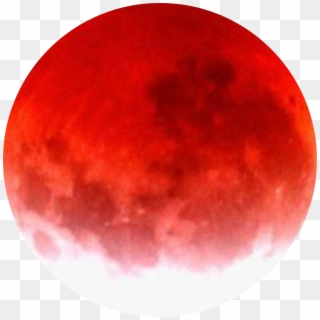 Moon Nightsky Night Redmoon Redmoon2018 Sky Red - Blood Moon Transparent Background, HD Png Download