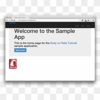 Images/figures/sample App Only Bootstrap 3rd Edition - Ruby On Rails, HD Png Download