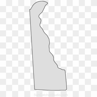 Map Outline, State Outline, Delaware Map, State Pattern, - Delaware State Outline Png, Transparent Png