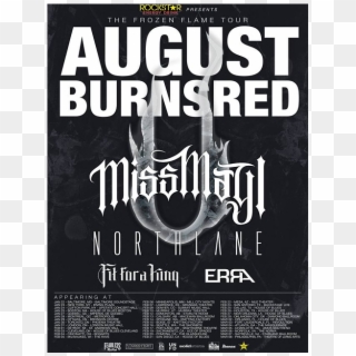 Erra - August Burns Red Frozen Flame Tour, HD Png Download