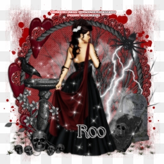 Goth Lady - Illustration, HD Png Download