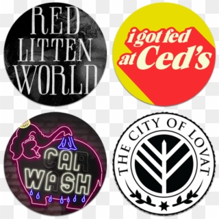 Red Litten World Stickers - Emblem, HD Png Download