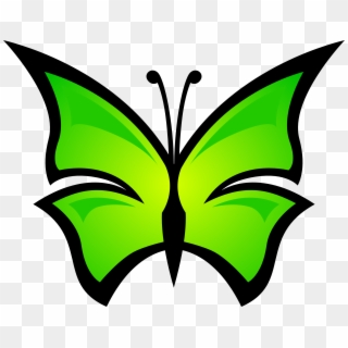 Butterfly Flying Insect Wings Png Image - Lime Green Butterfly Clip Art, Transparent Png