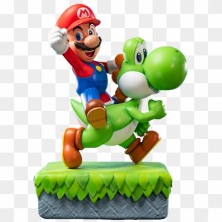 Super Mario World - F4f Mario Yoshi, HD Png Download