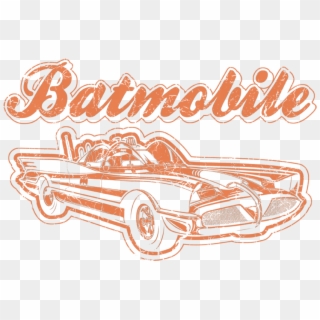 Batman Batmobile Men's Tank - Antique Car, HD Png Download