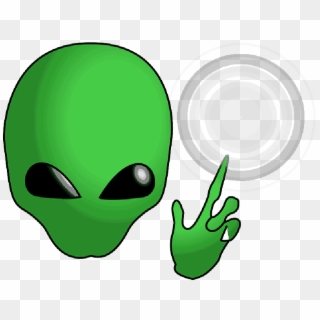 Point, Hand, People, Alien, Face, Cartoon, - Clip Art, HD Png Download