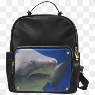 Great White Shark Attack Campus Backpack/small - Backpack, HD Png Download