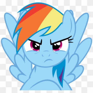File - My Little Pony Rainbow Dash Face, HD Png Download