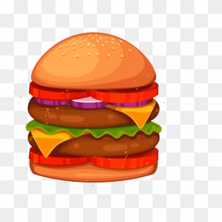 Burger Png Image Free Vector - Бургер Png Вектор, Transparent Png