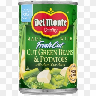 Del Monte Green Beans And Potatoes, HD Png Download