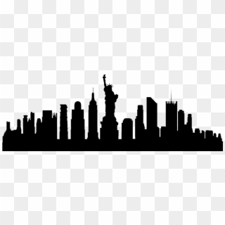 New York Vector-black1 - Statue Of Liberty, HD Png Download