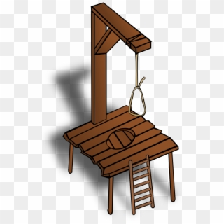 Gallows, Hanging, Wooden, Construction, Punishment - Gallows Clipart, HD Png Download