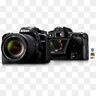Nikon Dslr Comparison - Nikon D7500 4k, HD Png Download