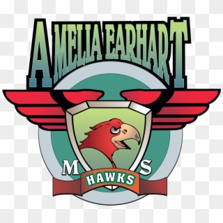 Earhart Logo Large - Amelia Earhart's School, HD Png Download