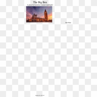 The Big Ben Eviction Sheet Music For Flute, Clarinet, - Lake Freighter, HD Png Download