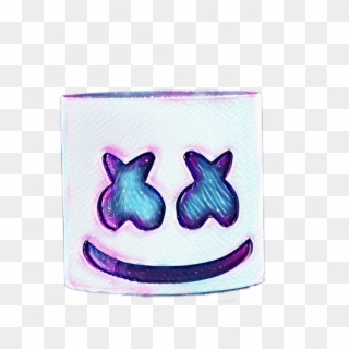 #mask #sticker #marshmello #galaxy - Coin Purse, HD Png Download